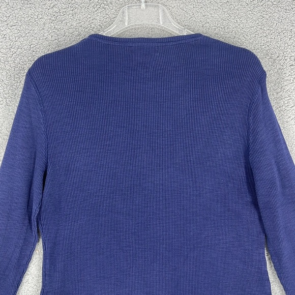 LRL Lauren Jeans Co.  blue ribbed crew neck long sleeve sweater women’s XL - Picture 8 of 11